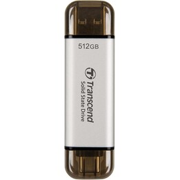 SSD esterno|TRANSCEND|ESD310|512 GB|USB-C|USB|3D NAND|Velocità di scrittura 900 MByte/sec|Velocità di lettura 1050 MByte/sec|TS5