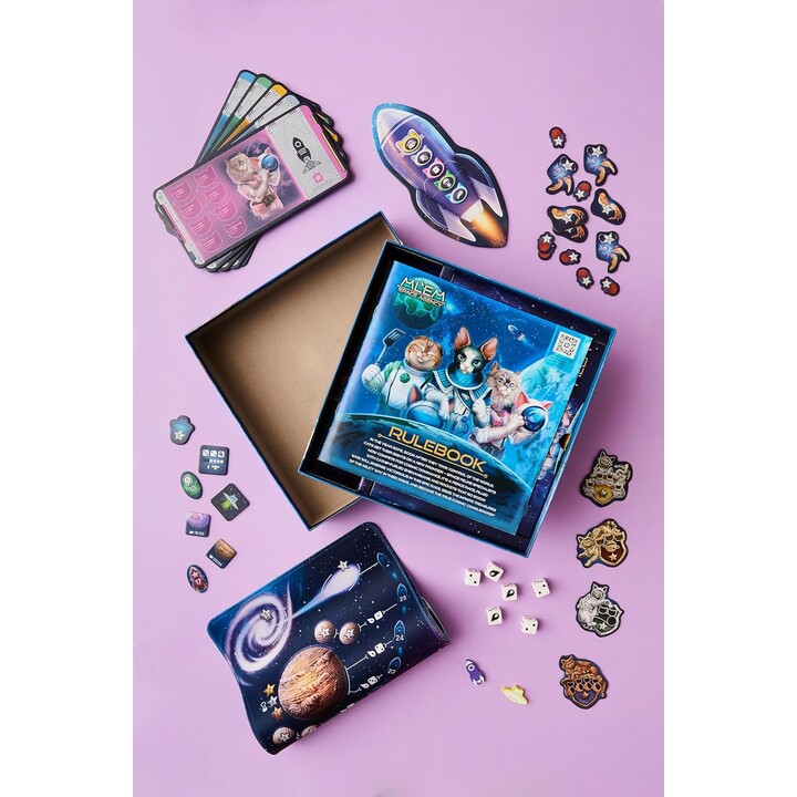 MLEM: Juego de mesa de la agencia espacial – ¡Purrfect Catstronaut Adventures