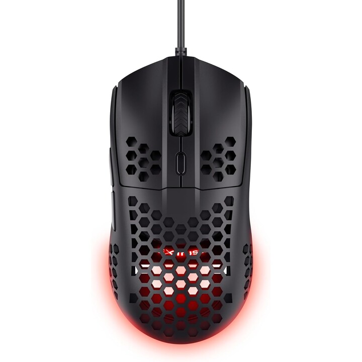 MOUSE USB ÓPTICO GXT928 HELOX/LIGHTWEIGHT BLK 25306 TRUST