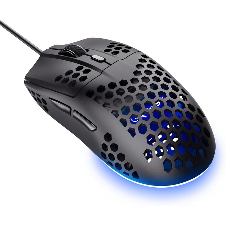 MOUSE USB OPTICAL GXT928 HELOX/LIGHTWEIGHT BLK 25306 TRUST