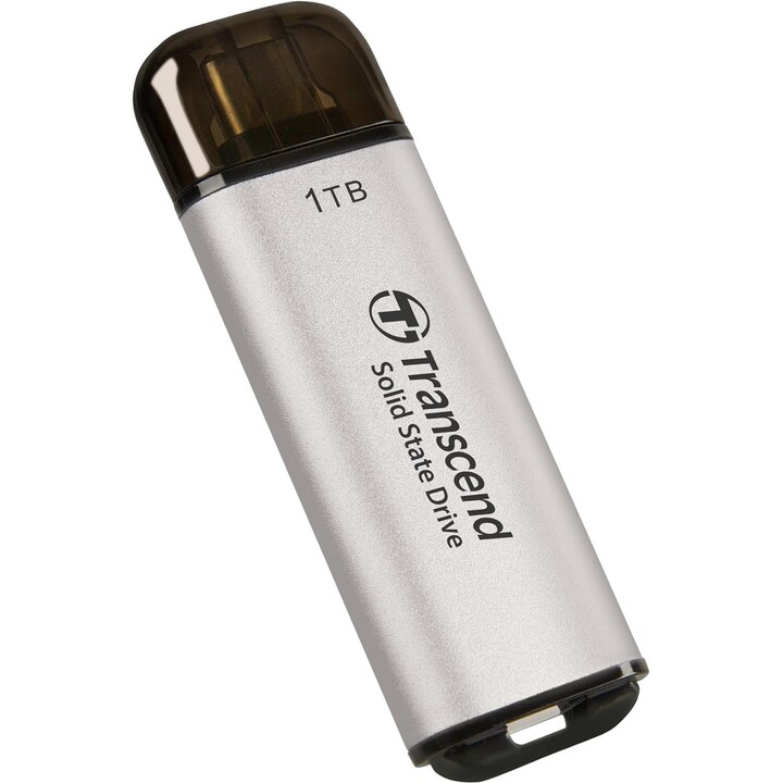 SSD esterno|TRANSCEND|ESD300|1 TB|USB-C|Velocità di scrittura 950 MByte/sec|Velocità di lettura 1500 MByte/sec|TS1TESD300S