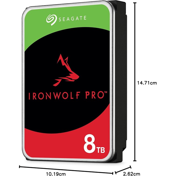 Seagate IronWolf Pro 8TB/ 3.5´/ SATA III/ 256MB Hard Drive