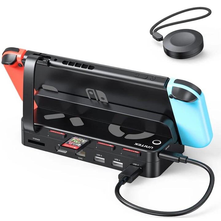 Unitek Docking Station for Nintendo Switch with remote control