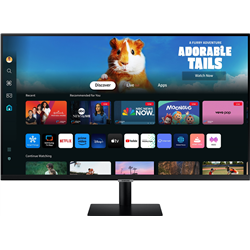 LCD-Monitor|SAMSUNG|27"|TV-Monitor/Smart|Panel VA|1920x1080|16:9|60Hz|Matt|4 ms|Lautsprecher|Neigbar|Farbe Schwarz|LS27DM50