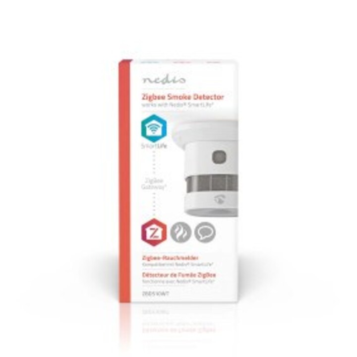 Nedis ZBDS10WT Smoke Detector Wireless Ionization Detector