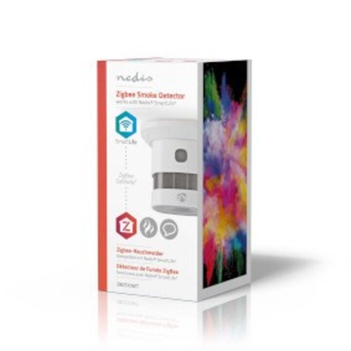 Nedis ZBDS10WT Smoke Detector Wireless Ionization Detector