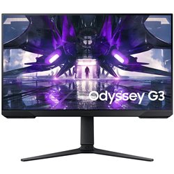 Monitor LCD|SAMSUNG|Odyssey G3|27"|Gaming|Panel VA|1920x1080|16:9|180Hz|1 ms|Giratorio|Pivotante|Altura ajustable|Inclinaci