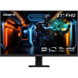 LCD-Monitor|GIGABYTE|GS27FA EK|27"|Gaming|Panel IPS|1920x1080|180Hz|Matt|1 ms|Neigung|Farbe Schwarz|GS27FAEK