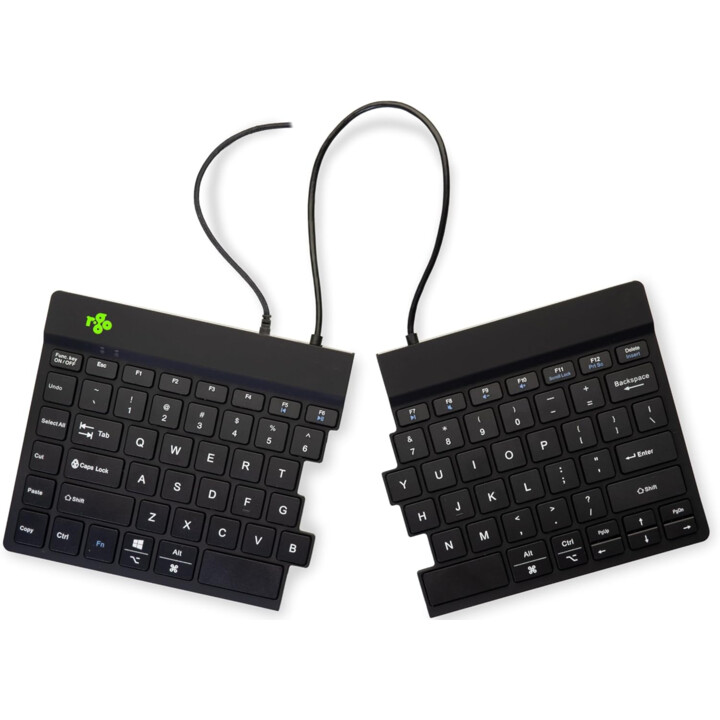 TASTATUR SPLIT BREAK V2 ENG/SCHWARZ RGOSP-USWIBL R-GO TOOLS
