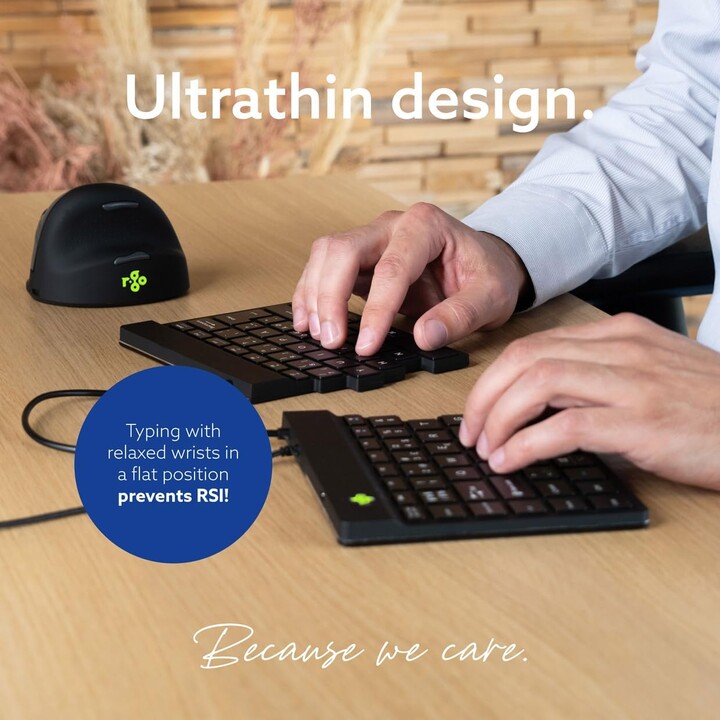 TASTATUR SPLIT BREAK V2 ENG/SCHWARZ RGOSP-USWIBL R-GO TOOLS