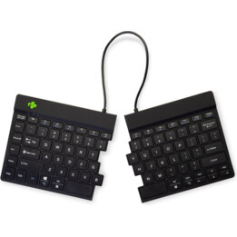 KEYBOARD WRL COMPACT BREAK/BLACK RGOSBUSWLBL R-GO TOOLS
