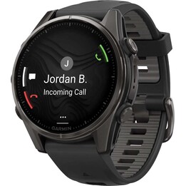 Garmin Fenix 8-51mm SOLAR, Built-In Speaker and Microphone, Built-In Led Flashlight, Carbon Grey