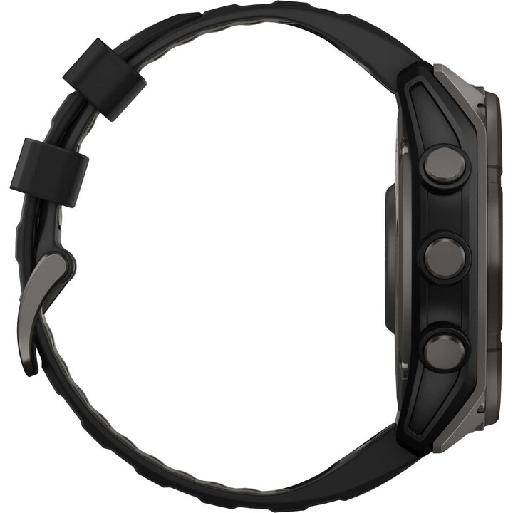 Garmin Fenix ​​8-51 mm solar, altavoz y micrófono incorporados, linterna LED incorporada, gris de carbono
