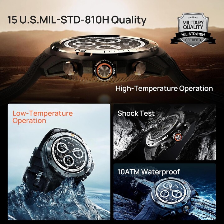 MIBRO GS Explorer Smart Watch 1.32 AMOLED avec la pression du moniteur de la fréquence cardiaque de la pression artérielle Runni