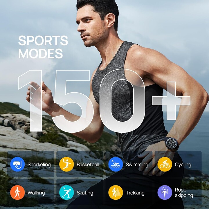MIBRO GS Explorer Smart Watch 1.32 AMOLED avec la pression du moniteur de la fréquence cardiaque de la pression artérielle Runni