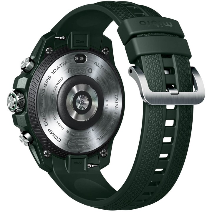 Mibro GS Explorer Smart Watch 1.32 AMOLED con la frequenza cardiaca della pressione arteriosa Fitness in corsa, verde