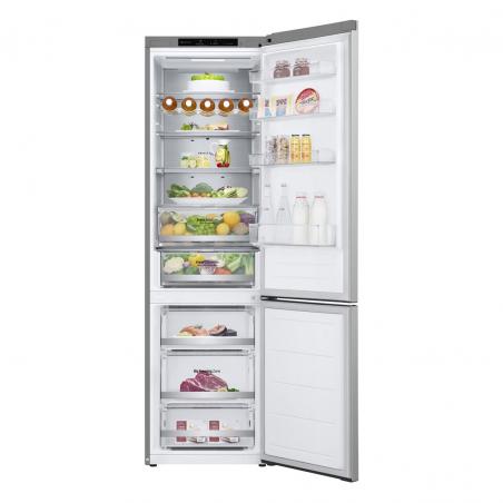 LG GBV7280DPY.APYQEUR nevera y congelador Independiente 387 L D Plata