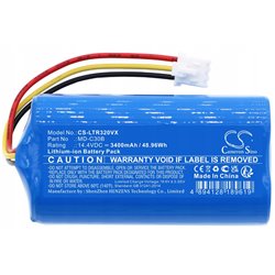 Bateria para blaupunkt xboost bpk-vcbb1xb liectoux c30b midea m4 14,4v 3.4ah