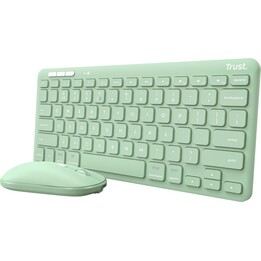 TASTATUR + MAUS WRL LYRA/GRÜN 24942 TRUST