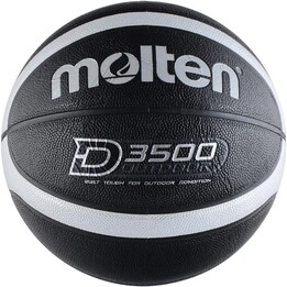 Molten B6D3500-KS balón de baloncesto outdoor negro/plata