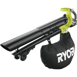 Ryobi obv18, soplador de hoja inalámbrica 200 km/h, verde