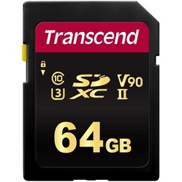 MÉMOIRE SDXC 64 Go UHS-II 700S/TS64GSDC700S TRANSCEND
