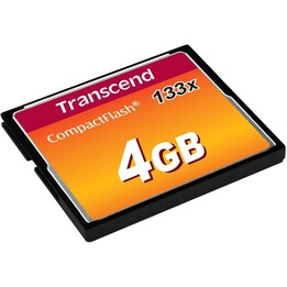 MEMORIA COMPACT FLASH 4GB/SLC TS4GCF133 TRANSCEND