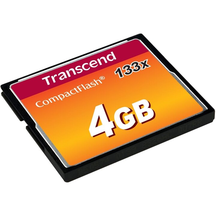 MEMORIA COMPACT FLASH 4GB/SLC TS4GCF133 TRANSCEND
