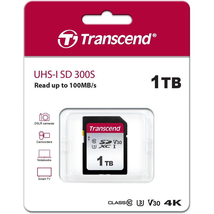 MEMORY SDXC 1TB/C10 TS1TSDC300S TRANSCEND
