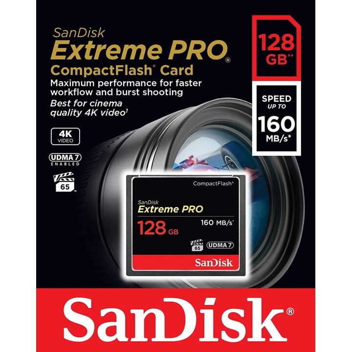 SPEICHER COMPACT FLASH 128GB/SDCFXPS-128G-X46 SANDISK