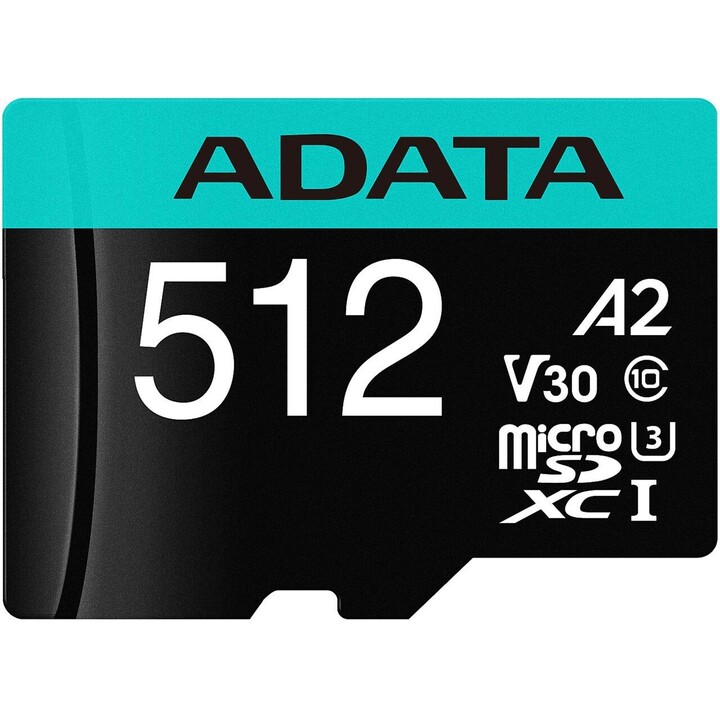 MEMORIA MICRO SDXC 512GB C/AD./AUSDX512GUI3V30SA2-RA1 ADATA