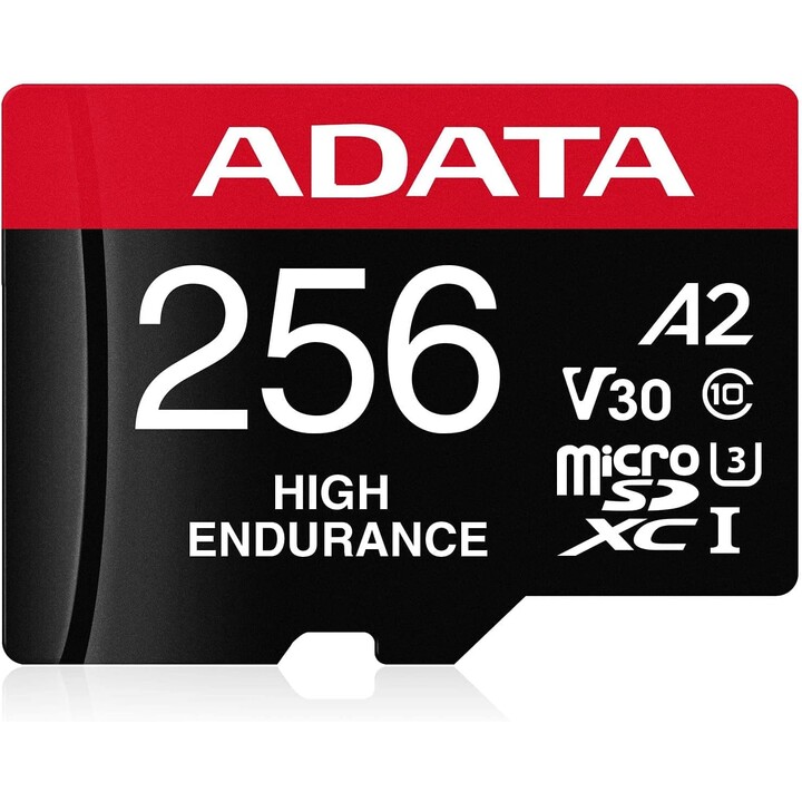 Micro SDXC Memory 256GB w/Adapter/AUSDX256GUI3V30SHA2-RA1 Adata
