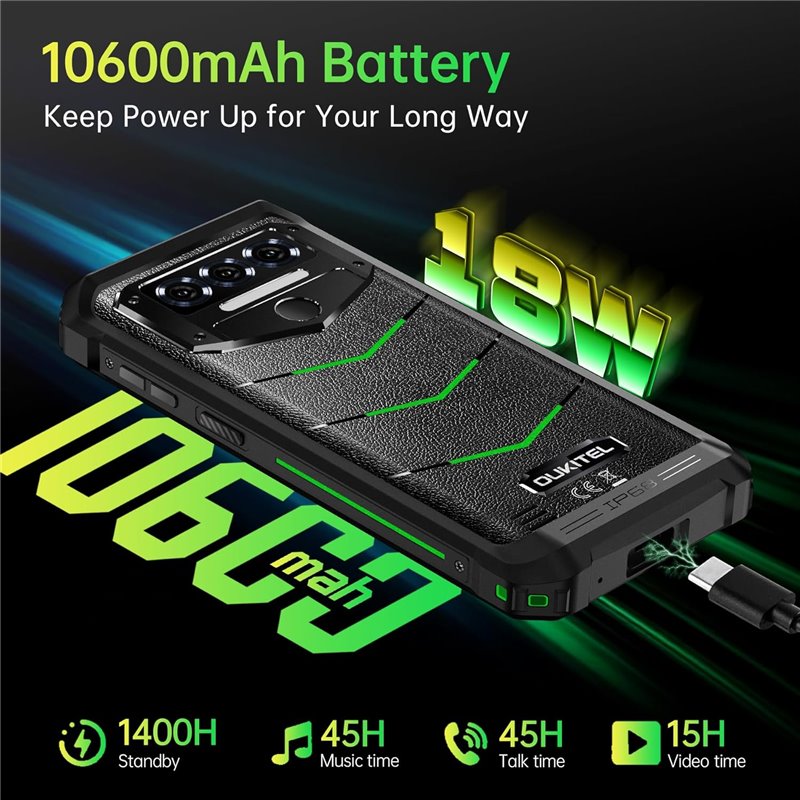 Oukitel WP38 6GB 256GB Dual Sim Green