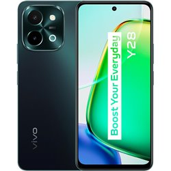 Vivo Y28, Android 14 Smartphone, 4 Go + 128 Go, 6000mAh, 50MP, 6,68 pouces, double sim, vert