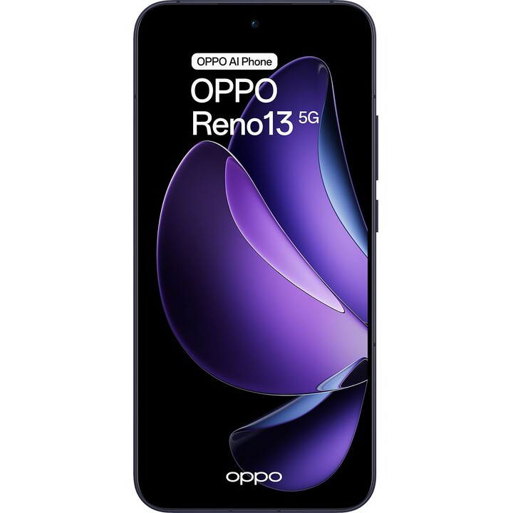 OPPO RENO13, smartphone 5G com IA, 12 GB/256 GB, 6,6 120Hz AMOLED 1,5K 50MP IP69 5.600mAh 80W, azul