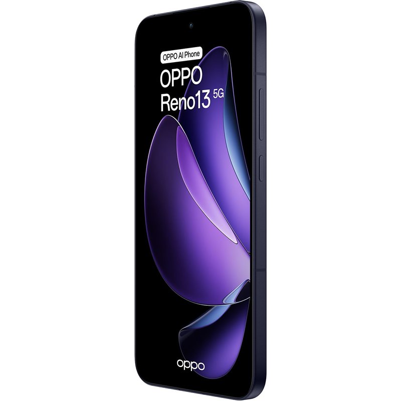 OPPO Reno13, 5G Smartphone with AI, 12GB/256GB, 6.6 120Hz AMOLED 1.5K 50MP IP69 5,600mAh 80W, Blue