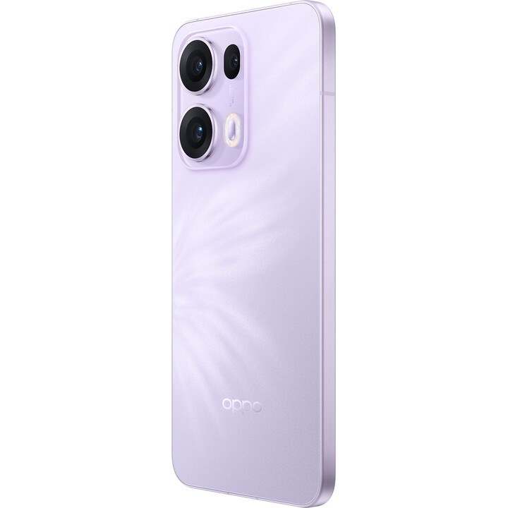 OPPO Reno13 Pro 5G, teléfono inteligente con IA, 12GB/512GB, 6.83 120Hz AMOLED 50MP IP69 5,800mAh 80W, Purple