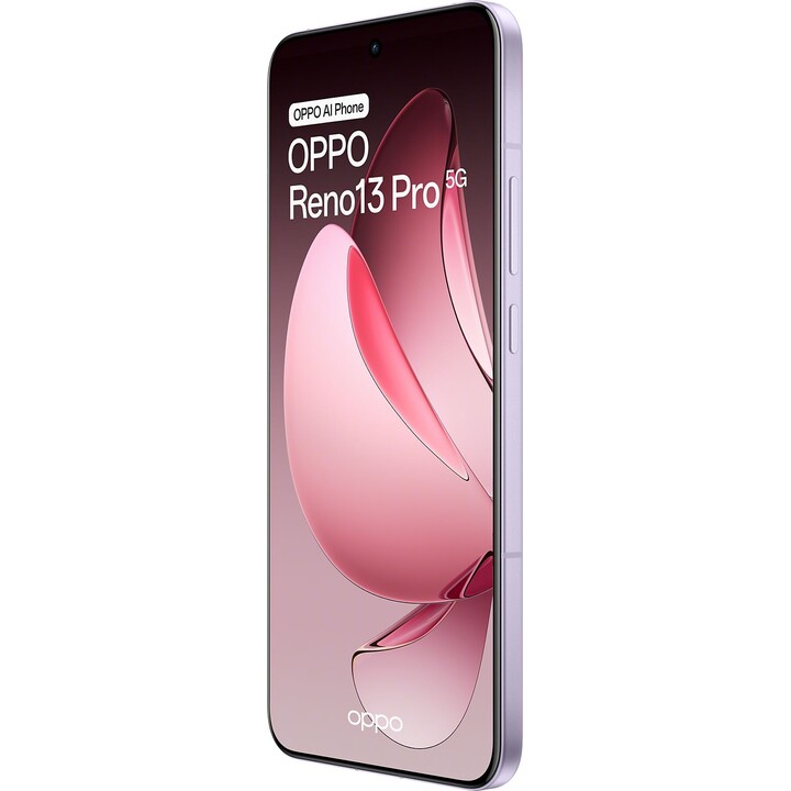 OPPO Reno13 Pro 5G, Smartphone com AI, 12 GB/512 GB, 6,83 120Hz AMOLED 50MP IP69 5.800mAh 80W, roxo