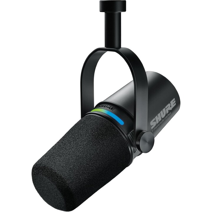 Shure MV7I – microfone e interface inteligentes