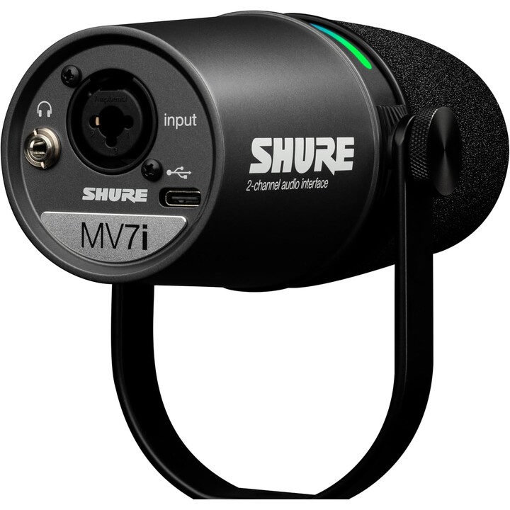 Shure MV7I - micrófono e interfaz inteligentes