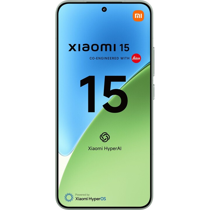 Xiaomi 15, 5G Smartphone, 12+512 GB, 50 MP Leica Hauptkamera, 5240mAh Akku, 90W -Hyperladung, Grün