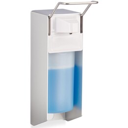 Dispensador desinfectante relaxdays 0,5 l plata