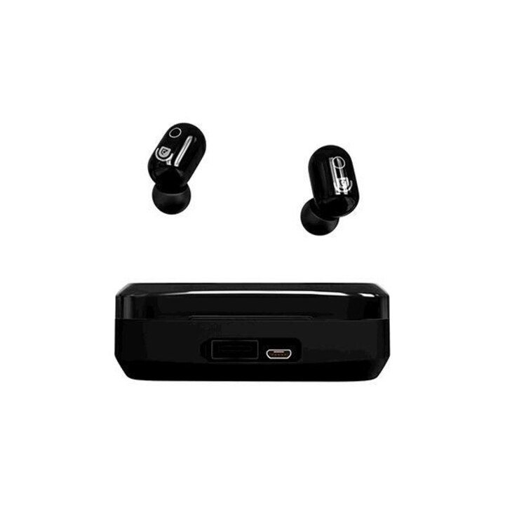 Auriculares Talius EA-5010 TWS / BT 5.0 / Base de carga 2000Mah / Indicador carga Led / Negros