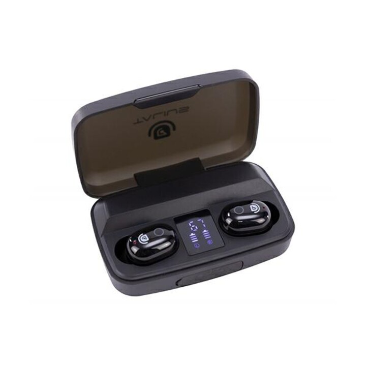 Talius EA-5010 TWS Cuffie / BT 5.0 / Base di ricarica 2000Mah / Indicatore di carica LED / Nero