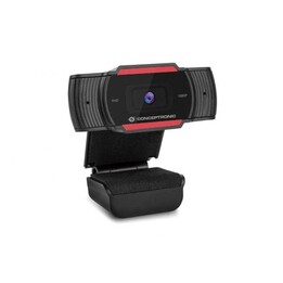 Conceptronic AMDIS04R Webcam con microfono / Full HD 1080p / USB / Messa a fuoco fissa / 3,6 mm / Angolo di visione 65º