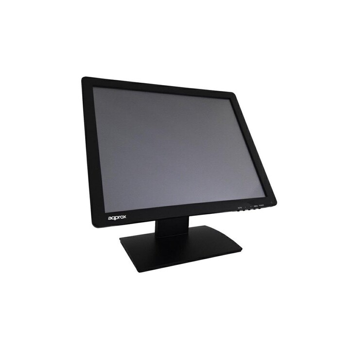 Monitor Touch Tpv 17" Approx Appmt17w5 / Vga / Usb / 5ms / Inclinável / Base antivibração / Preto