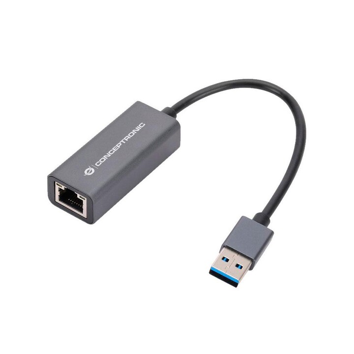 Adattatore convertitore da USB 3.0 a RJ45 Gigabit Ethernet / Nintendo Switch Concetronic / ABBY08G