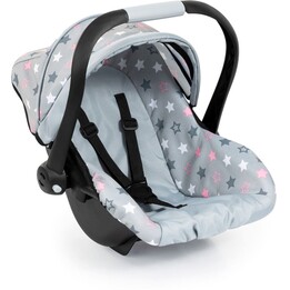 Asiento de coche para muñecas con capota Deluxe