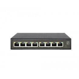 LevelOne GES-2108 commutateur Smart Lite manageable 8 ports Gigabit noir