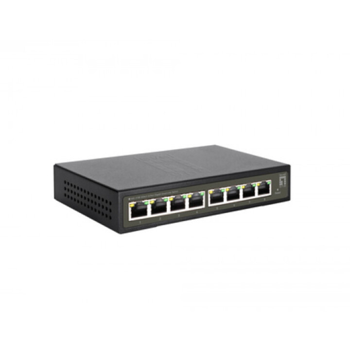 LevelOne GES-2108 8-port Gigabit Smart Lite managed switch black